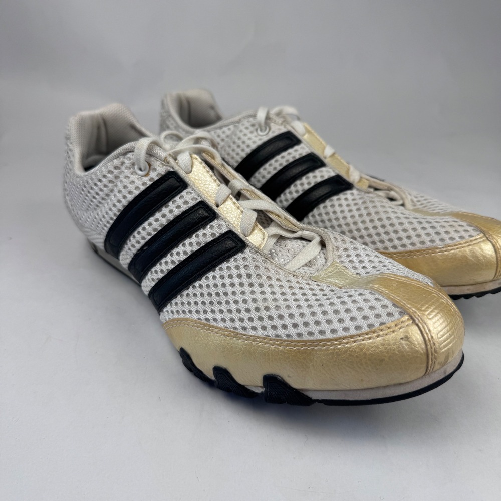 Adidas Amiya Women's 10 Black White Mesh Running Shoes 606001